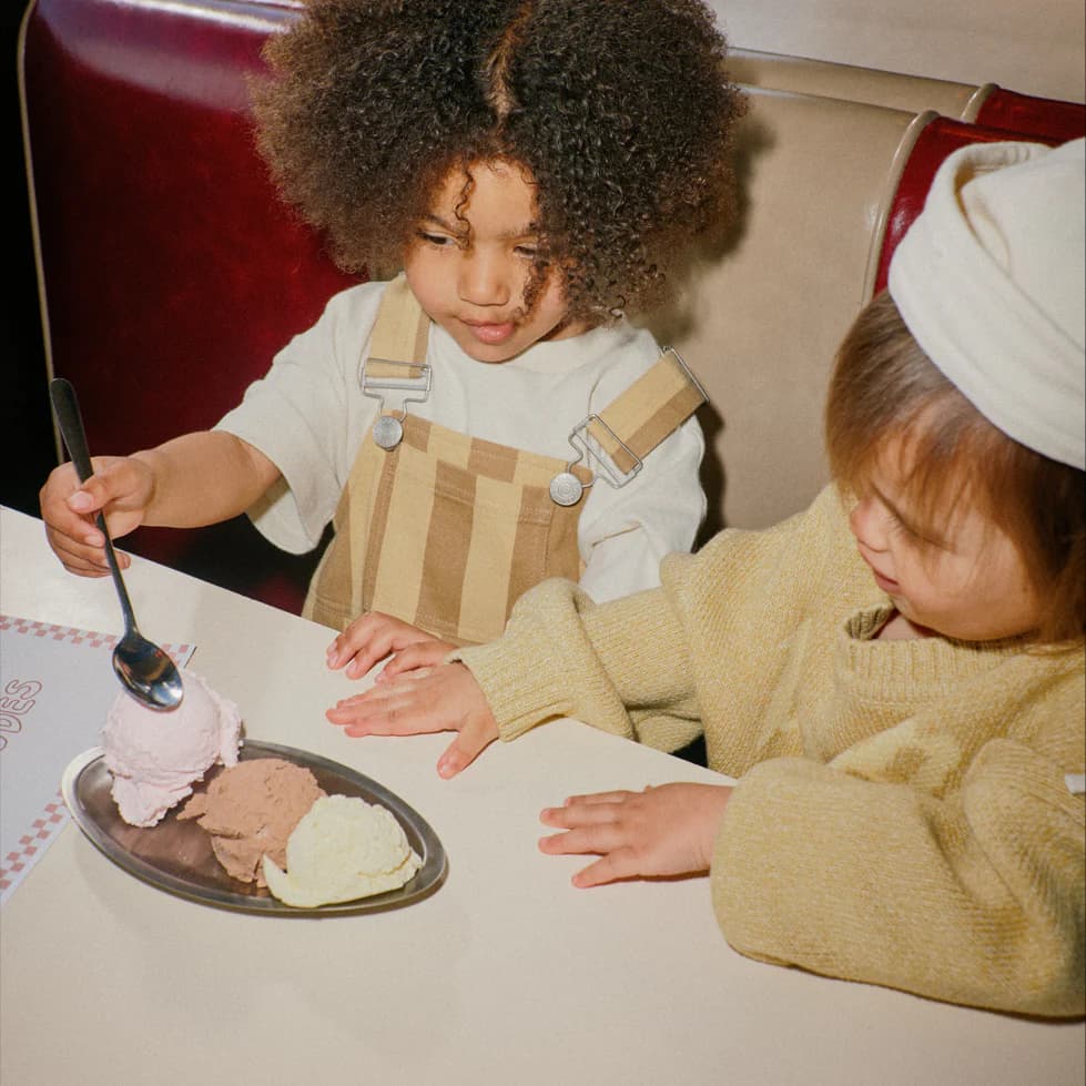 Children gathered around a table